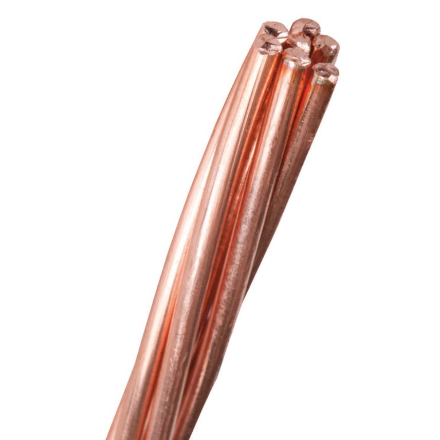 Bare copper conductor