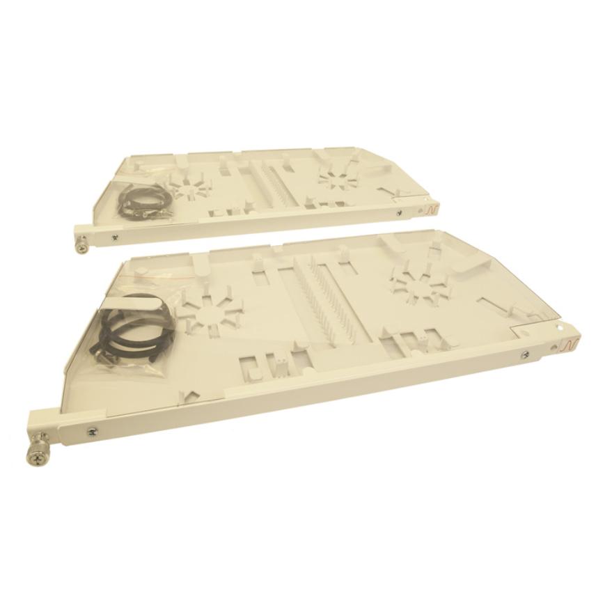 Cassette for splice module, universal 2-pcs