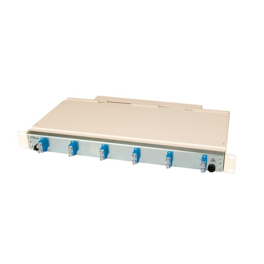19 inch Fibre optic subrack D240 with adapters