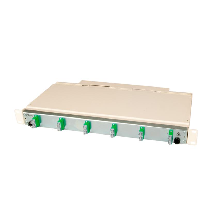19 inch Subrack 1U 12SM SC/APC with adapter