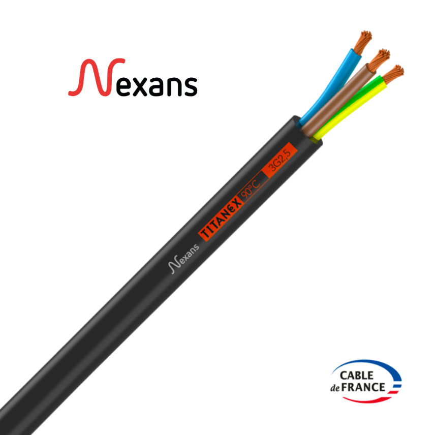 Nexans H07RN-F TITANEX 3G2.5 C50m